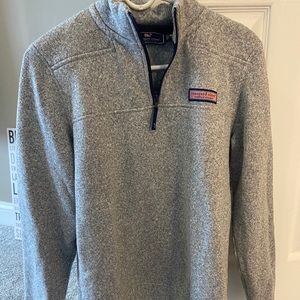 Vineyard Vines grey quarter zip